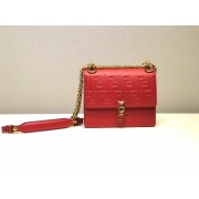 Fendi KAN I SMALL Multicolor fabric mini-bag 8BT0381 red HV08738mV18