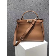 Fendi PEEKABOO Tote Bag 3559 brown HV04465ED90