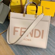 FENDI SUNSHINE MEDIUM beige leather shopper 8BH386A HV10069ki86