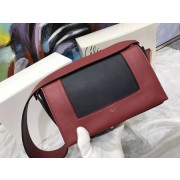 First-class Quality Celine frame Bag Original Calf Leather 5756 red.black HV03873fm32