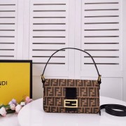 First-class Quality FENDI BAGUETTE cloth 8BR011 black HV02177Sf41