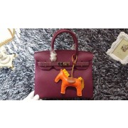 Hermes Birkin 30CM tote bags litchi leather H30 purple HV10760mm78