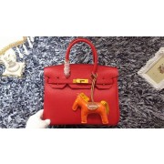 Hermes Birkin 30CM tote bags litchi leather H30 red HV07747lq41