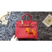 Hermes Birkin 30CM tote bags litchi leather H30 rose HV01899sf78