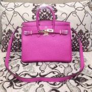 Hermes Birkin H25 litchi grain rose HV04218KX22