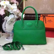 Hermes Bolide Original Togo leather Tote Bag HB31 green HV10959Lp50