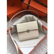 Hermes Clutch Epsom calfskin cross-body bag H0589 white HV04518DI37