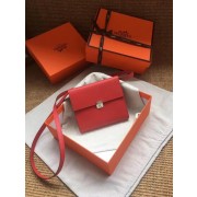 Hermes Clutch Epsom calfskin H0589 red HV01768HB29