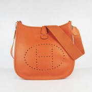 Hermes Cowhide Evelyne Messenger Bag 6309 Orange HV00861np57