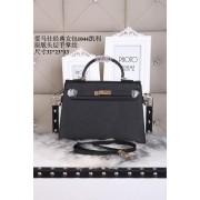 Hermes epsom leather kelly Tote Bag 1044 black HV00038Hn31