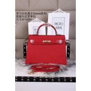 Hermes epsom leather kelly Tote Bag1044 red HV03715qM91