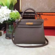 Hermes Kelly KY32 Tote Bag togo original Leather gray Gold hardware HV07872dN21