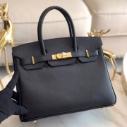 Hermes original Epsom Leather HB35O black&gold Metal HV05892AM45