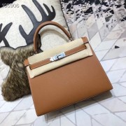 Hermes original Kelly Epsom Leather KL32 brown HV10416Yf79