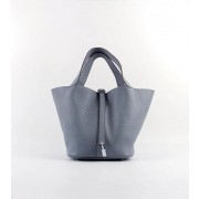 Hermes Picotin 18cm Bags togo Leather 8615 gray-blue HV04800CI68