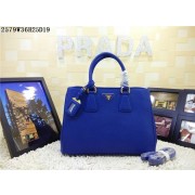 High Imitation 2015 Prada new model litchi grain 2579 brilliant blue HV03921bg96