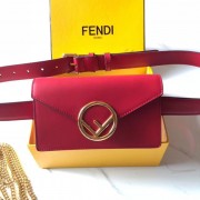 High Quality Fendi BELT BAG leather belt bag 8BM005 red HV05726BH97