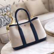 High Quality Replica Hermes Garden Party 36cm Tote Bags Original Leather H3698 Dark Blue HV00878aR54