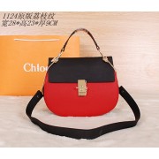 Hot 2015 Chloe new models original litchi grain 1123 black&red HV11103io40