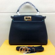 Hot 2015 Fendi new model original leather 2590 royal blue HV11734cT87