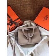 Hot Hermes Original Halzan mini bag H069523 grey HV04799cT87