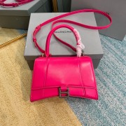 Hot Replica Balenciaga HOURGLASS SMALL TOP HANDLE BAG B108895-1 neon pink HV06583wR89