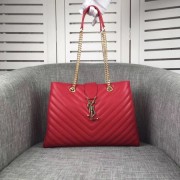 Hot Replica Yves Saint Laurent hot style MONGRAMME shoulder bag sheepskin Leather 26587 red HV06218wR89