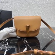 Hot Yves Saint Laurent Calfskin Leather Shoulder Bag 619740 apricot HV09909cT87