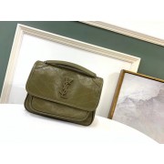 Hot Yves Saint Laurent NIKI BABY IN LAMBSKIN green HV01879cT87