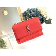 Hot Yves Saint Laurent Original Leatehr mini Shoulder Bag 8004 red HV04533io40