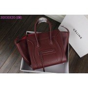 Imitation 2015 Celine classic original leather 3341-1 purplish red HV11307uq94