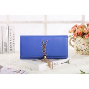 Imitation AAA 2015 Yves Saint Laurent hot style original leather 5485 brilliant blue HV04557RP55