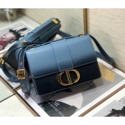 Imitation Dior 30 MONTAIGNE BAG Indigo Blue Gradient Calfskin M9203U HV08922AI36