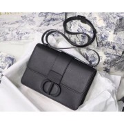 Imitation Dior 30 MONTAIGNE CALFSKIN BAG M9203 black HV10047Xr29