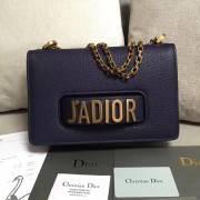 Imitation Dior JADIOR Flap Bag Calfskin M9003 Royal HV01119Za30