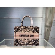 Imitation DIOR SMALL DIOR BOOK TOTE Multicolor Tie & Dior Embroidery C1296-2 HV00089KV93