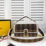 Imitation FENDI fabric bag 8BR033 Coffee HV06688Fo38