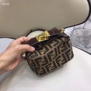 Imitation FENDI mini fabric bag 8BR051 brown HV05425VO34