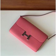 Imitation Hermes Constance to go mini Bag H4088 rose HV04743SU87