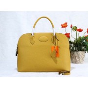 Imitation Hermes new model 37CM yellow HV07679Nj42