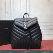 Imitation SAINT LAURENT City leather backpack 8051 black HV00402uq94