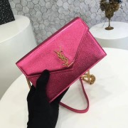 Imitation ysl small kate satchel original Calf leather 2822 rose Gold chain HV01578Fo38