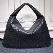 Knockoff Bottega Veneta Calf leather Hobo Bag 5092 black HV05516fY84