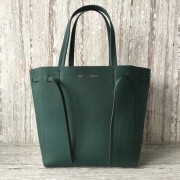 Knockoff CELINE SMALL CABAS PHANTOM IN SOFT GRAINED CALFSKIN 17602 green HV09538tp21