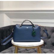 Knockoff FENDI BY THE WAY REGULAR Small multicoloured leather Boston bag 8BL1245 blue&grey HV01211iV87