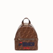 Knockoff Fendi MINI BACKPACK Small multicolor canvas backpack 8BZ036 HV03161yK94