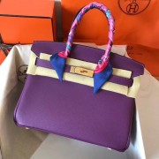 Knockoff Hermes Birkin Tote Bag Original Togo Leather BK35 purple HV09593vf92