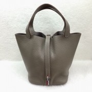 Knockoff Hermes Picotin Lock 22cm Bags togo Leather 1048 Gray HV07289Lg61