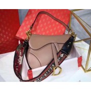 Knockoff High Quality Dior MINI SADDLE BAG CALFSKIN M0447 apricot HV07816Lg12