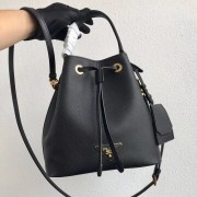 Knockoff Prada Galleria Saffiano Leather Bag 1BE032 Black HV05502JF45